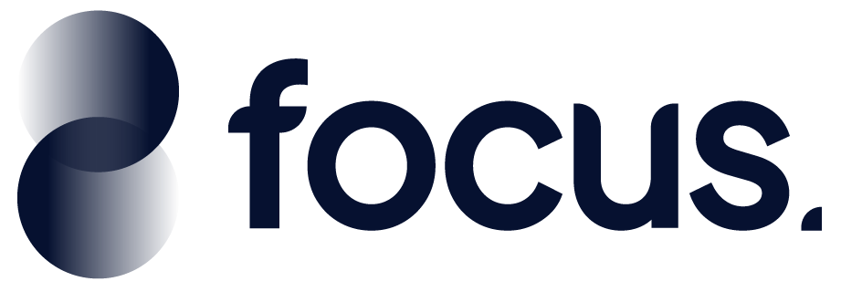 Primary Focus logo dark blue