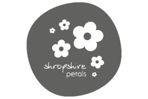 Shropshire Petals Logo (Greyscale)
